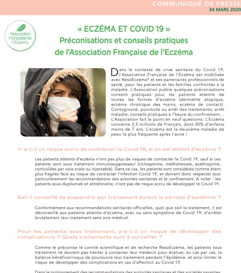 Presse Association Française de l'eczéma