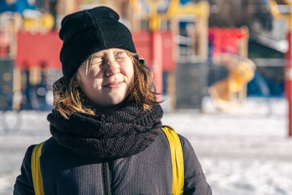 soleil hiver bon eczéma